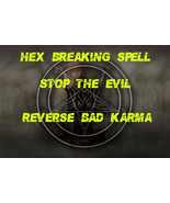Hex Breaking Spell, Reverse your bad luck and bad karma, haunted magic s... - £26.73 GBP
