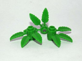 Plant Light Green set of 3 brick pieces Minifigure US Toy - $37.54 MXN