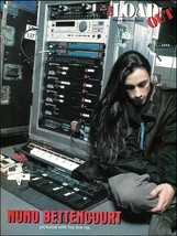 Extreme Nuno Bettencourt with live rig stage gear 1989 pin up photo - £3.31 GBP