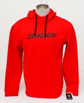 Spyder Dry Web Signature Racing Red Hooded Sweatshirt Hoodie Men&#39;s NWT - £63.79 GBP