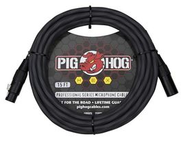 Pig Hog PHMH15GR Hex Series Mic Cable, Grey 15ft - $31.96