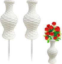 Cemetery Flower Vase,Cemetery Artificial Flower Vase for Fresh Artificial Flower - £29.28 GBP