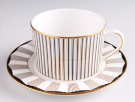 Juego De Taza Y Plato De Té Audrey De Brian Gluckstein Por Lenox Con Eti... - $55.00