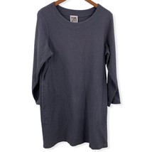 Prairie Underground Blue Scoop Neck Long Sleeve Dress Medium - £34.42 GBP