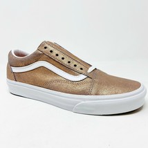 Vans Old Skool Rose Gold Classic White Womens Size 9.5 Casual Sneakers - £46.97 GBP