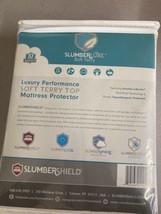 Slumberluxe Soft Terry Top Mattress Protector Queen - £54.30 GBP