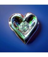 EARTH MINED Diamond Heart of Life Pendant Solid 14k White Gold Medallion... - $555.75