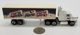 KK) 1991 Matchbox Super Rigs Pepsi Ford Aeromax Articulated Tractor Trailer - $9.89
