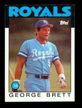 Vintage 1986 Topps Baseball Trading Card #300 Royals George Brett (Hof) - £8.14 GBP