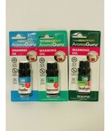 AromaGuru Warming Oil 3 pk - Eucalyptus, Breathe &amp; Peppermint Essential Oil - £12.61 GBP