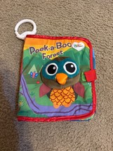 Peek-a-Boo Forest Friends Lamaze Baby Book Interactive Soft Cloth Crinkl... - $6.76