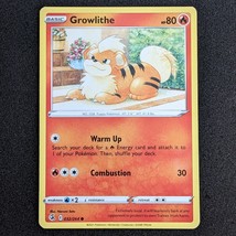 Fusion Strike Pokemon Card (QQ33): Growlithe 032/264 - £1.49 GBP