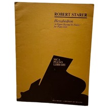 Hexahedron Piano Solo Sheet Music Vintage Robert Starer 1971 MCA - £8.00 GBP