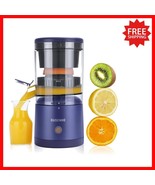 Portable Electric Juicer - Rechargeable Citrus Juicer for Fresh Juice on... - $63.35