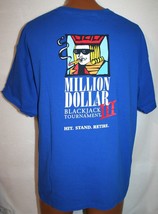 Las Vegas Hilton Casino &amp; Hotel $1M Dollar Blackjack Tournament Iii T-SHIRT Xl - £27.68 GBP