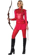 InCharacter Red Warrior Huntress Adult Costumes, Small - £141.81 GBP