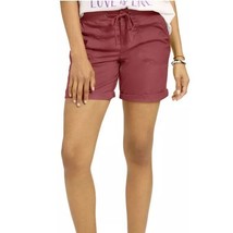 Style &amp; Co Womens XL Red Coral Depth Bermuda Shorts NWT CR20 - $19.59