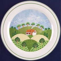 Sango Sangostone 10-5/8&quot; Dinner Plate, Country Cottage (3645) - £9.47 GBP