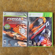 Xbox 360 Game Lot Forza 2 Motorsport Need For Speed Hot Pursuit Tested Works - £7.42 GBP