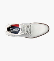 Stacy Adams Eastmont Plain Toe Elastic Lace Chukka Boot White 25748-100 image 7