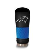 NFL Carolina Panthers 24 Oz. Stainless Steel Silicone Grip Tumbler with Lid - $65.35 CAD