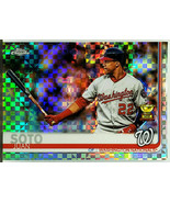 HOT X-FRACTOR!  JUAN SOTO ROOKIE TROPHY 2019 TOPPS CHROME #155 NATIONALS!! - $499.95