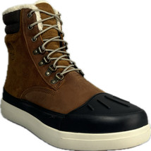 Timberland Men&#39;s Brown Warm Lined Waterproof Leather Sneaker Boots SZ 11... - £99.10 GBP