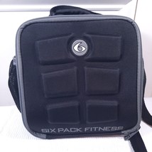 6 Six Pack Fitness Meal Prep Travel Bag black lunch box 3 section fitnes... - $36.00