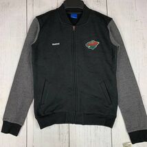 MInnesota Wild NHL Medium Reebok Athletic Jacket Black New Kids - €21,60 EUR