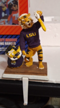 Rare LSU College Treasures Tiger Mascot Stocking Hanger 2003 with Original Box - $50.44