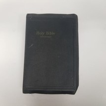 Vintage 1950s Holy Bible Red Letter Edition, Tabbed Edges, Illustrated  - $19.75