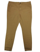 A New Day Skinny High Rise Fitted Hip &amp; Thigh Chino Pant Gazelle Brown S... - £17.12 GBP