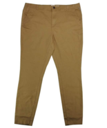 A New Day Skinny High Rise Fitted Hip &amp; Thigh Chino Pant Gazelle Brown S... - £17.15 GBP