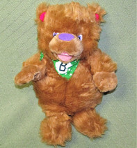 Alpha Buddy Bear B Puppet Scott Foresman Learn To Read 14" Plush 2009 Animal Toy - $9.45