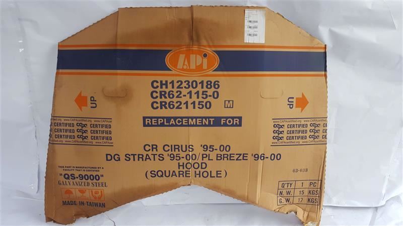 API Hood PN CR62-115-0 New Fits 95 96 97 98 99 00 Stratus - $216.56
