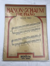 Hanon Schaum For Piano Vintage Sheet Music Book Two - £7.85 GBP