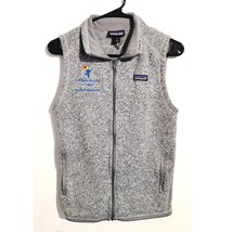 Patagonia Better Sweater 25886 Fleece Vest Embroidered Logo Gray Medium - $40.00