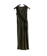 Nick and Nash Jumpsuit Womens Olive Green Jersey Knit Sleeveless Comfort... - $637.68 MXN