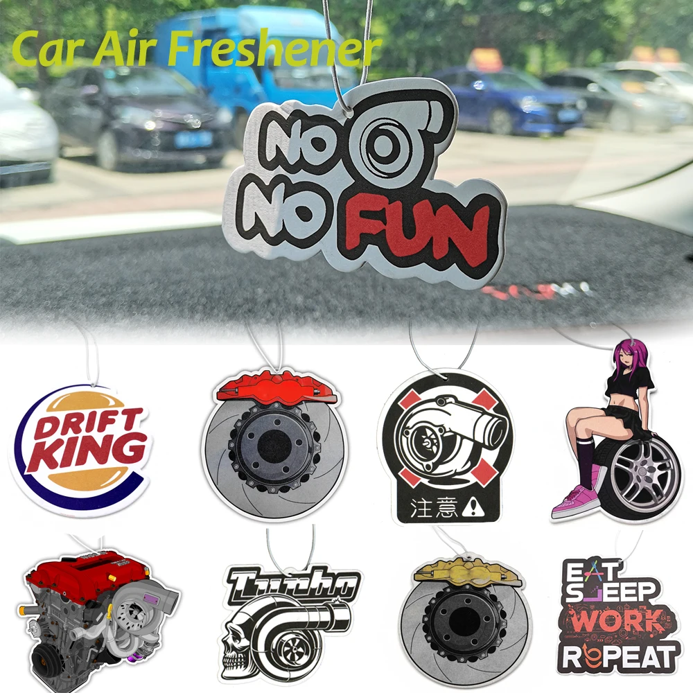 JDM Culture Car Air Freshener Hanging Rear View Solid Paper Diffuser Int... - £8.46 GBP+