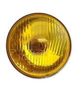 Single 5-3/4&quot; Halogen Amber Yellow Stock Glass Headlight Fog Light H4 60... - £23.10 GBP