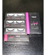 FARMASI LASH ART LUXE FALSE LASH 3 SETS W/ADHESIVE AND LASH SCISSORS - £14.37 GBP