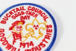 Vintage 1974 Bucktail Council Goodwill Indust Boy Scouts America BSA Camp Patch - £9.34 GBP