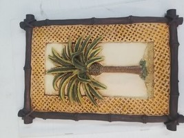 6 1/2&quot; By 10 Palm Tree Picture Wall Hanging Set2 - £4.77 GBP