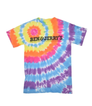 Ben &amp; Jerrys Shirt Size S Tie Dye Vermonts Finest Ice Cream Multicolor Ring - £15.17 GBP