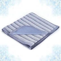 Cooling Throw Blanket with Double Sided Cold Effect, Lightweight, 50&quot;x70&quot; - £31.96 GBP
