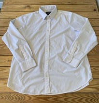 Mizzen + Main Men’s Button Down dress Shirt Size XL White DA  - £21.28 GBP