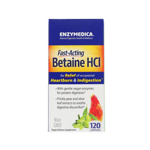 Enzymedica, Betaine HCl, Occasional Heartburn and Indigestion Support, 1... - £14.38 GBP