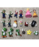 Lot of 18 Nintendo Jakks (And Others) Action Mini Figure Toys Mario Yosh... - £23.32 GBP