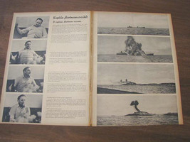 1940 article captain HARTMANN corvette tells ship sinks -
show original title... - £13.32 GBP
