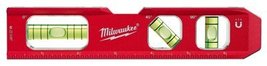 Milwaukee 7 in. Aluminum Magnetic Compact Torpedo Level 3 vial - £29.38 GBP